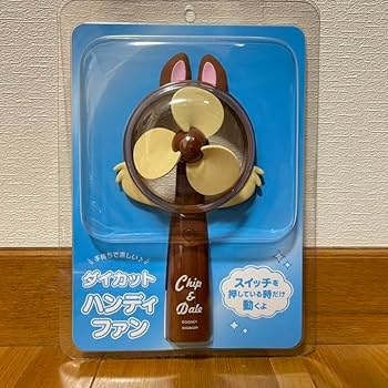 夏♡チップとデール　ハンズフリーファン(扇風機) Amazon | チップ＆デール ポータブルファン 光る！(5色) 買い物